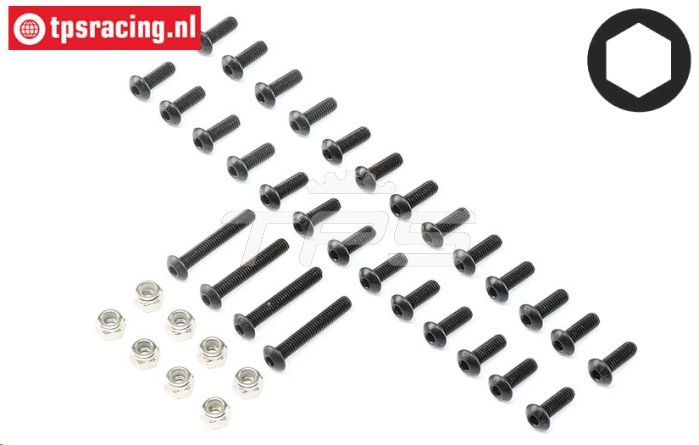 LOS250021 LOSI DBXL-E Kap schroeven, Set