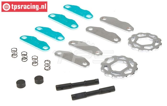 LOS251024 LOSI DBXL-MTXL Remmen, Set.