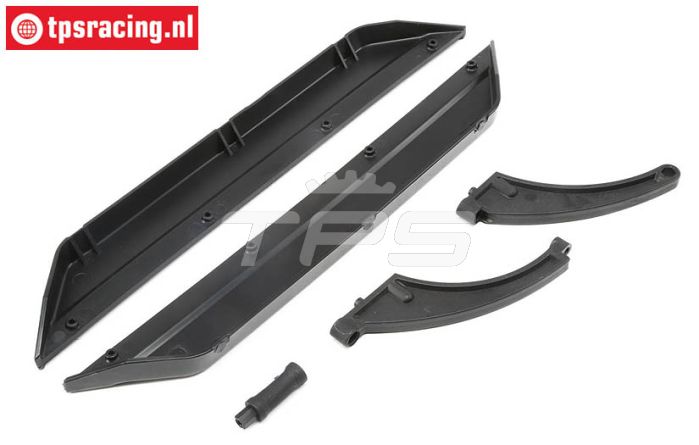 LOS251051 LOSI DBXL-E Chassis delen, set