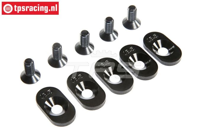 LOS252100 Motor plaatjes 18,5T LOSI 5T 2.0, 4 st.