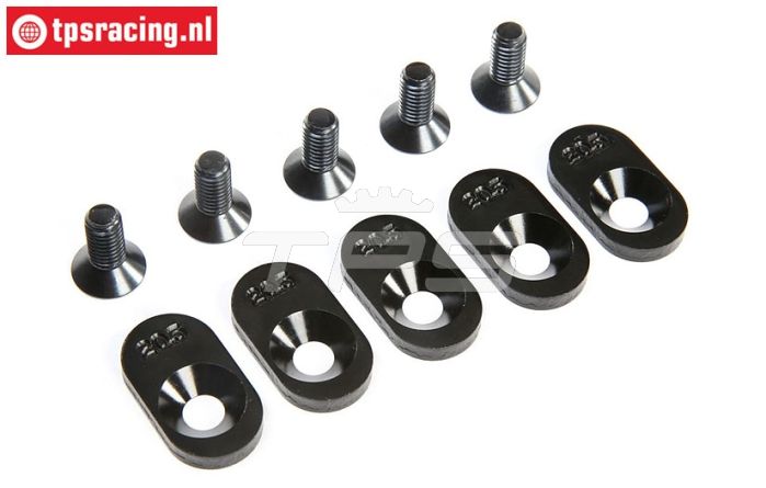 LOS252104 Motor plaatjes 20,5T LOSI 5T 2.0, 4 st.