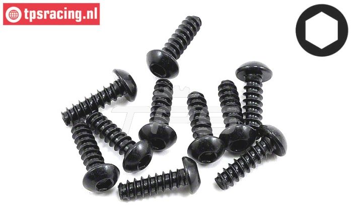 LOS255005 LOSI Inbus Bolkop parker, set