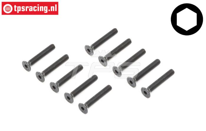 LOS255018 Inbus verzonken kop M4-L25 mm, 10 st.