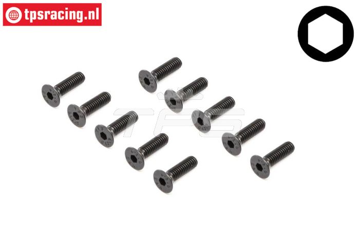 LOS255019 Inbus verzonken kop M4-L14 mm, 10 st.