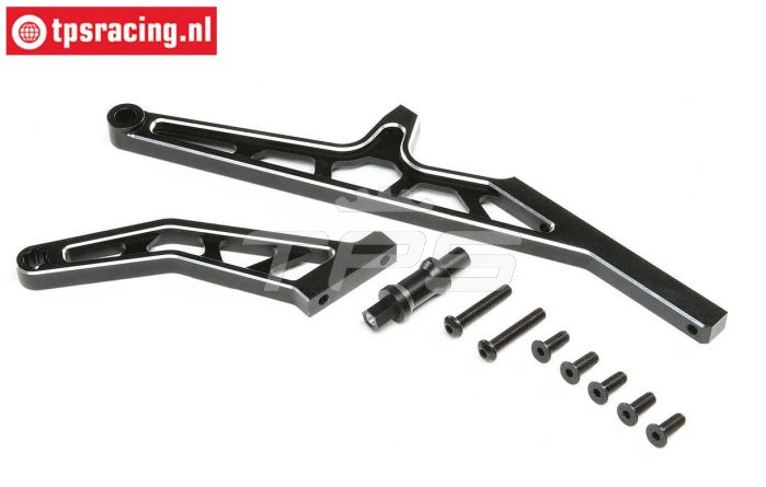 LOS351015 LOSI DBXL-E 2.0 Alu-Chassis Steun achter, set