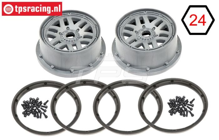 LOS45022 Velgen grijs Ø120-B70 mm, set