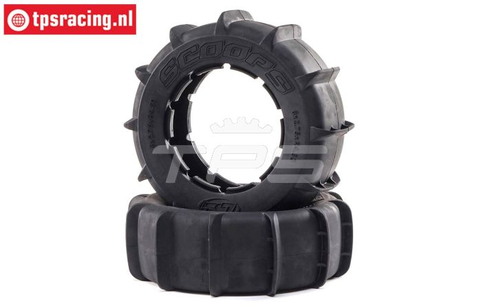 LOS45034 Scoops Paddle banden Ø120-B70 mm, 2 st.