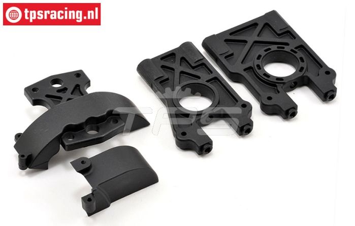 LOSB2545 Diff. houders midden LOSI 5T-BWS, Set