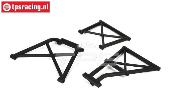 LOSB2576 Rol kooi deel achter LOSI 5T-BWS, Set