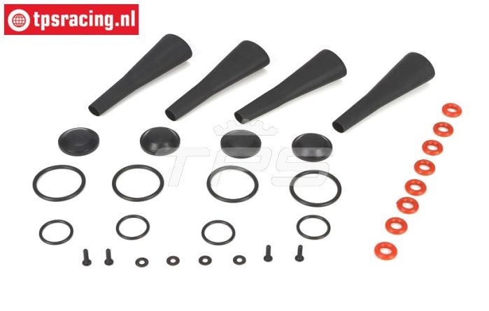 LOSB2856 Schokdemper rubbers LOSI 5T-BWS-TLR, Set