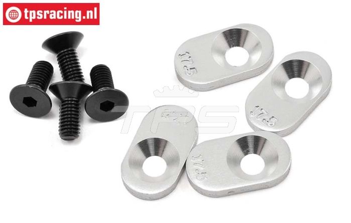 LOSB5806 Motor Plaatjes 17,5T LOSI 5T, 4 st.