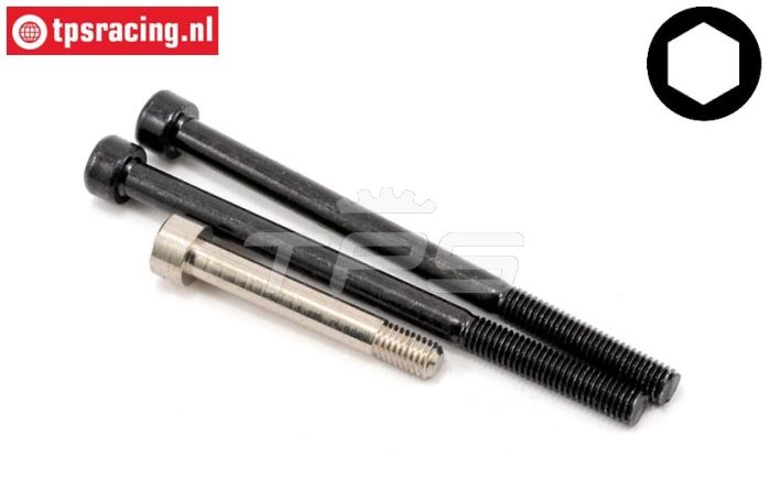 LOSB6481 Inbus normale kop M5, 3 st.