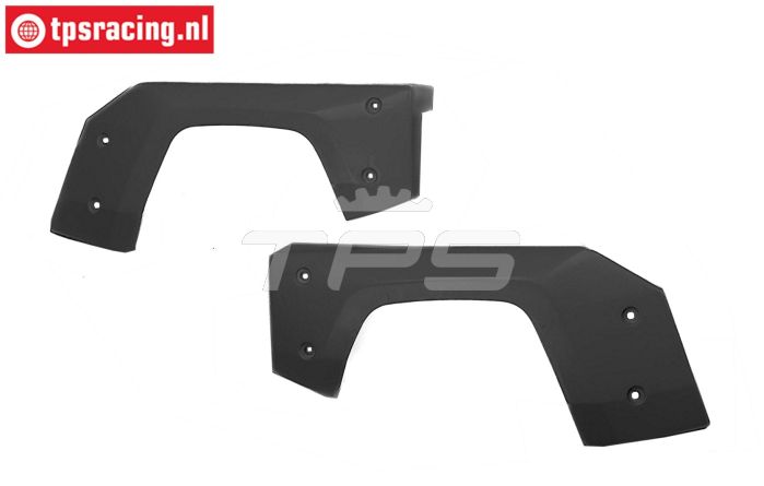 LOS-4009 LOSI 5IVE-TE 3.0 Spatbord achter zwart, set