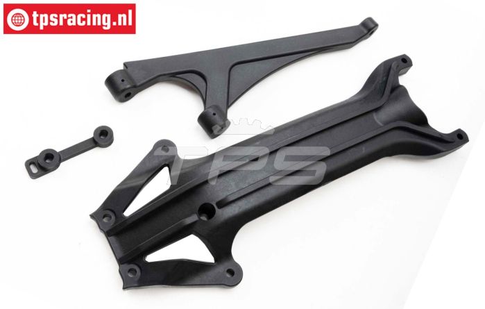 LOS-3680 LOSI 5IVE-TE 3.0 Chassis brace voor, set