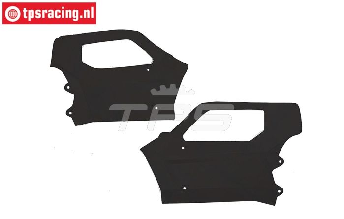 LOS-4003 LOSI 5IVE-TE 3.0 Deur links-rechts Zwart, set
