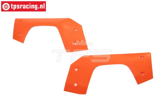 LOS-4011 LOSI 5IVE-TE 3.0 Spatbord achter Oranje, set