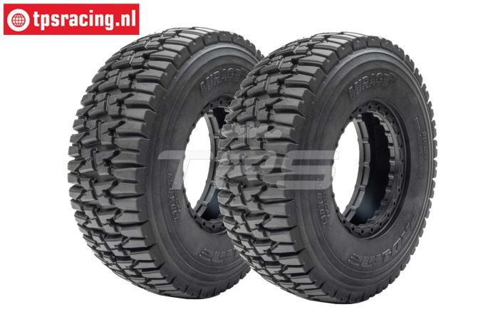 PRO1035400 LOSI 5IVE-TE 3.0 Mirage TT banden Hard, 2 st.
