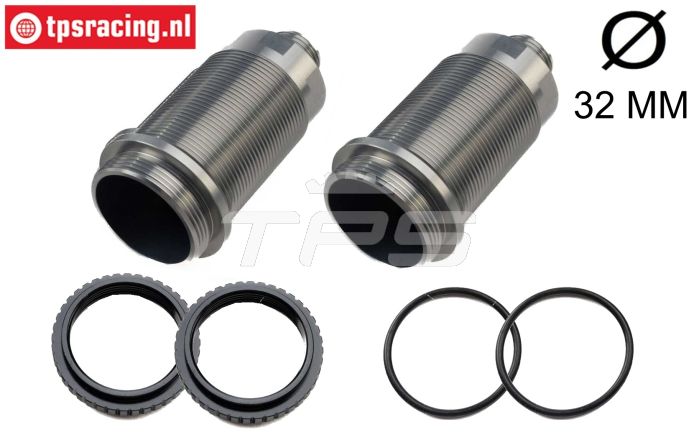 LOS-3656 LOSI 5IVE-T 3.0 Schokdemper huis Ø32-L82 mm, set