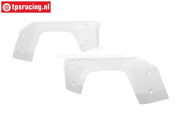 LOS-3722 LOSI 5IVE-TE 3.0 Spatbord achter wit, set