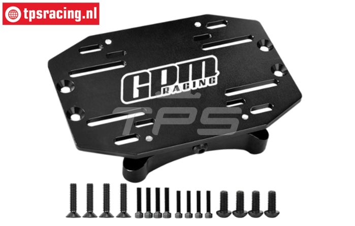 5T3/051-BK LOSI 5T-E Aluminium ESC houder Zwart, Set