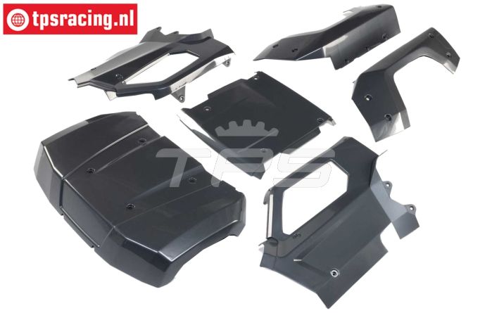LOS-4350 LOSI 5T 3.0 kap Gun Metal, set