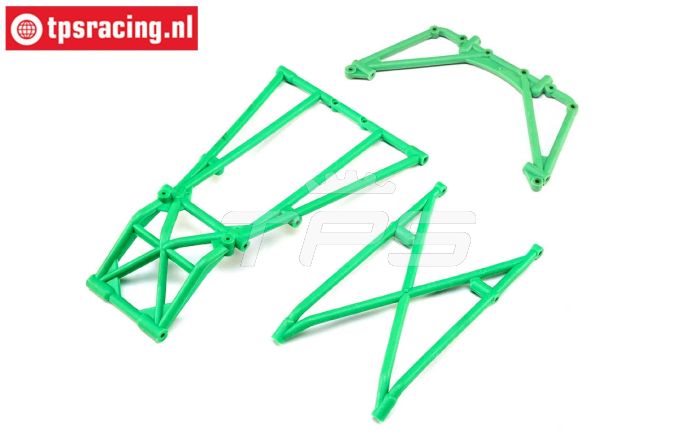 LOS241043 Rol kooi delen achter groen LMT Truck, Set