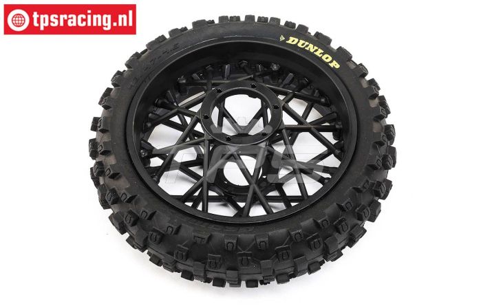 LOS46005 PROMOTO Achterband-velg zwart, 1 st.