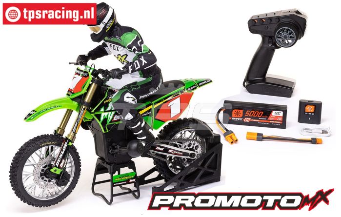 LOS06002 Promoto-MX RC Motor Groen Pro Circuit RTR