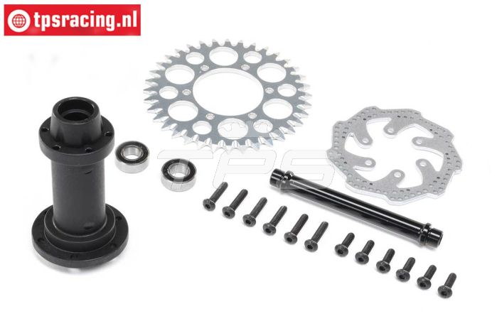 LOS262014 PROMOTO Wiel as achter, set