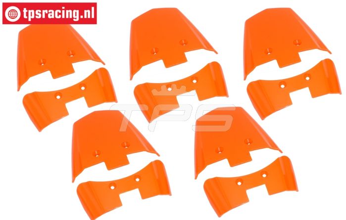 LOS-3262 PROMOTO Spatbord achter Oranje, Set