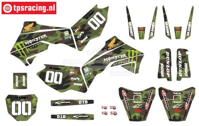 CS0980/44 PROMOTO stickers Monster Camo, set