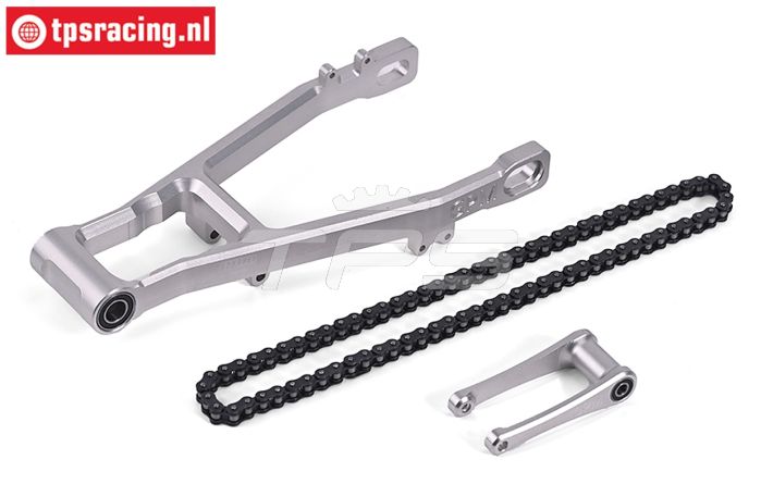 MX3057-S PROMOTO Alu achter vork Zilver XL, Set