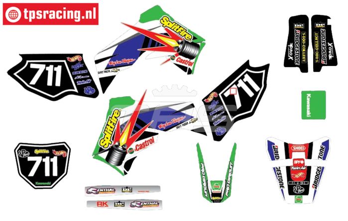 CS0980/26 PROMOTO stickers Kawasaki Splitfire, set
