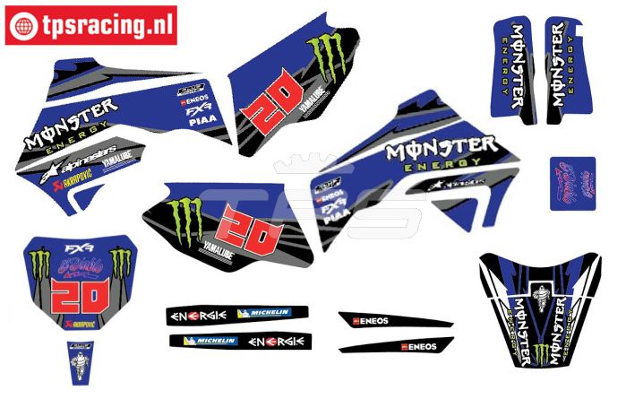 CS0980/12 PROMOTO stickers Yamaha Quartararo, set