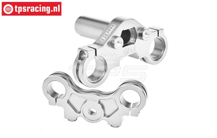 MX028-S PROMOTO Alu-Stuurplaat Zilver, Set