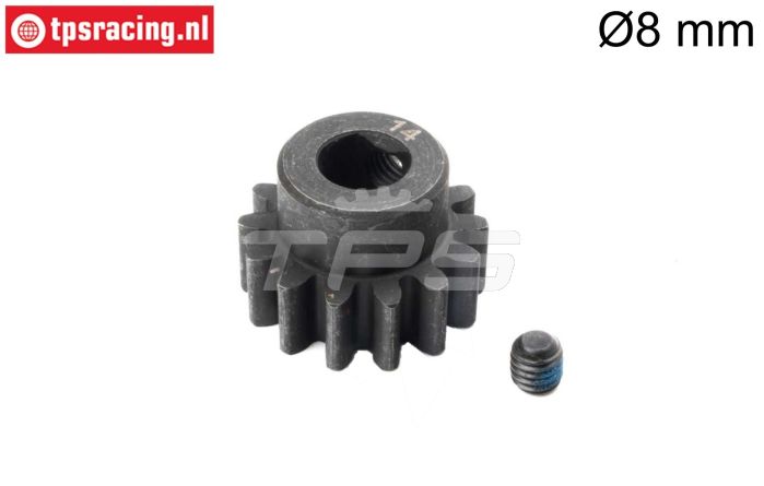 LOS-3730 LOSI 5IVE-T Stalen tandwiel 14T-Ø8 mm, 1 st.