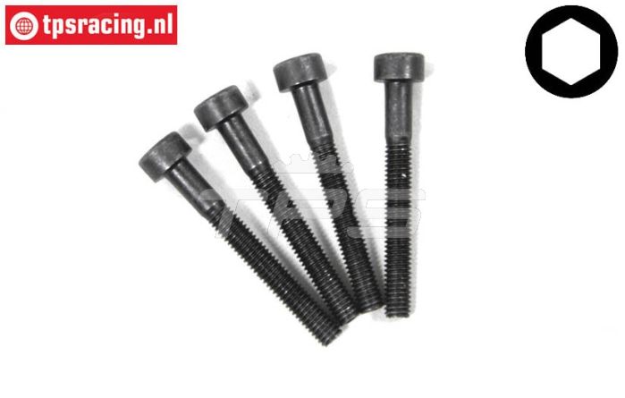 M3000/29 Mecatech inbus normale kop M3-L25 mm, 4 st