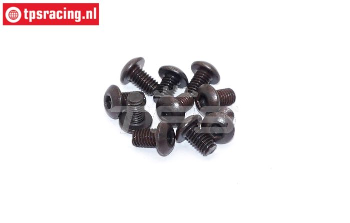 NRPC041 N-R-P Powergrip RVS afdekplaat schroef, 10 st.