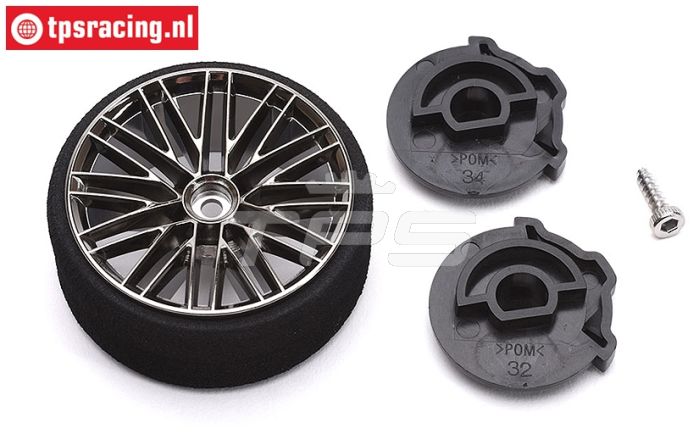 EBT3335 Futaba Stuurwiel Ø49 mm 7PX-10PX, Set