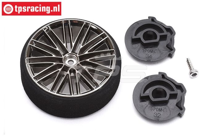 EBT3336 Futaba Stuurwiel Ø54 mm 7PX, Set