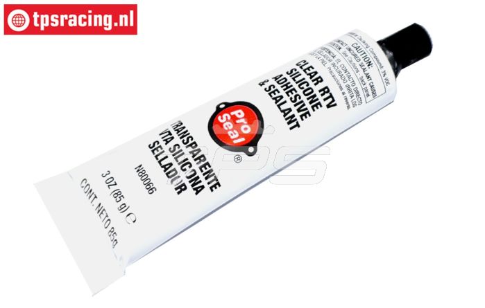 TPS0313/18 Pro-Seal siliconen rubber transparant 85 gr, 1 St.