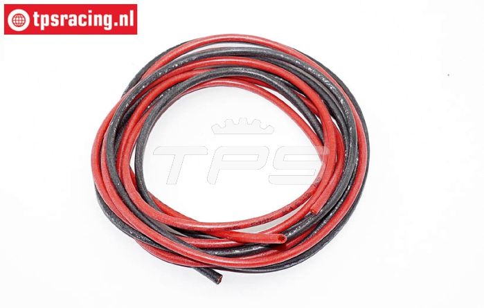 TPS0015 Siliconen kabel Ø1,5 mm-L100 cm, Set