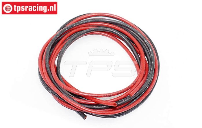 TPS0040 Siliconen kabel Ø4,0 mm-L100 cm, Set