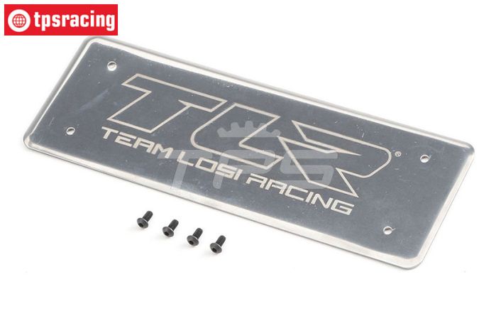 TLR251009 Accu box schild TLR 5B, 1 st.