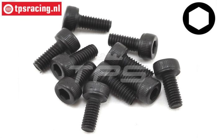 TLR255003 TLR Inbus Normale kop M2,5-L8 mm, 10 st.