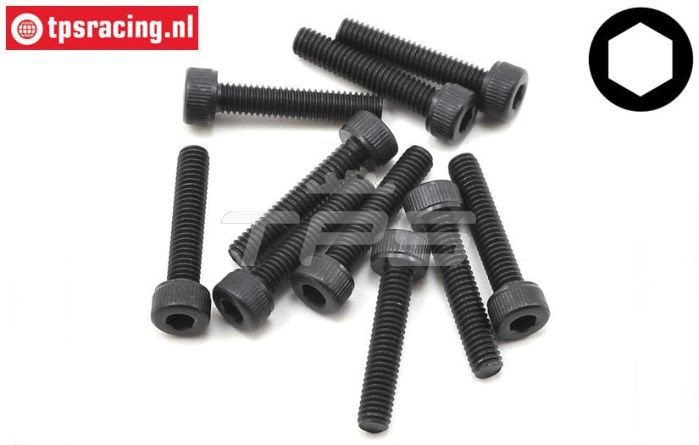 TLR255011 TLR Inbus Normale kop M4-L20 mm, 10 st.