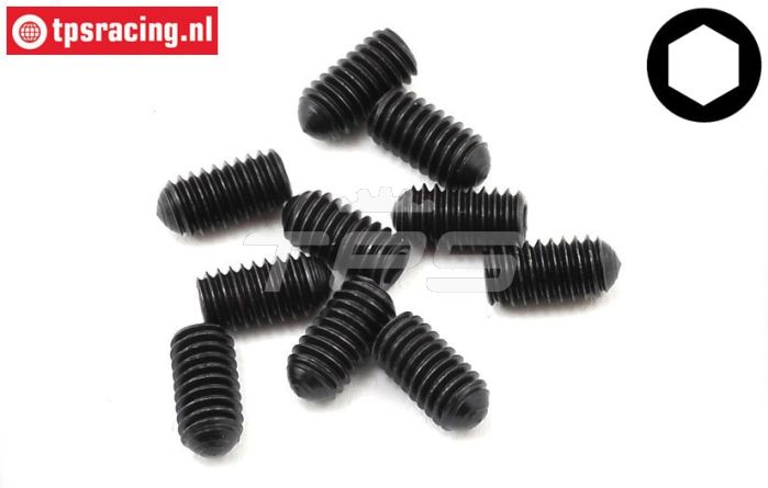 TLR255016 TLR Inbus koploos M4-L8 mm, 10 st.