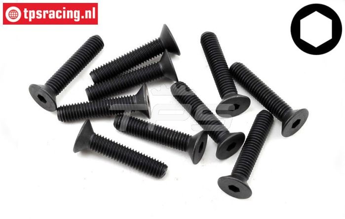 TLR255029 TLR Inbus verzonken M5-L25 mm, 10 st.