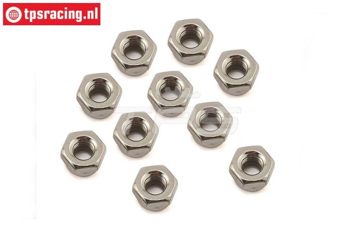 TLR256005 TLR Zelfborgende moer M4, 10 st.