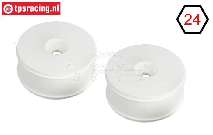 TLR45001 TLR Disk Velgen Wit Ø140-B65 mm, 2 st.